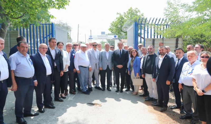 İPSALA İBRAHİM GİRGİN TIR PARKI VE PAZARKULE SINIR KAPISI AÇILIŞ TÖRENİ GERÇEKLEŞTİRİLDİ